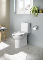 Товар: Унитаз компакт Roca Debba Round Rimless 34299P00Y без бачка и сиденья - фото 3 Унитаз компакт Roca Debba Round Rimless 34299P00Y без бачка и сиденья — фото 3, Унитазы