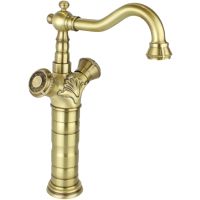 Смеситель для раковины Bronze de Luxe Royal 10219 Бронза — фото 1, Смесители для раковины