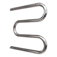 Водяной полотенцесушитель Point М-образный 500x600 с полкой Хром арт-PN38556P — фото 4, Водяные полотенцесушители