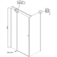 Товар: Душевой уголок Ambassador Nord 120х80 13011107 профиль Хром стекло прозрачное - фото 8 Душевой уголок Ambassador Nord 120х80 13011107 профиль Хром стекло прозрачное — фото 8, Душевые уголки