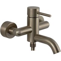 Смеситель для ванны Remer X-Style X05NPO Никель брашированный — фото 1, Для душа и ванны