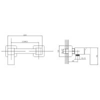 Гигиенический душ со смесителем Haiba HB5521 Нержавеющая сталь — фото 2, Гигиенические души