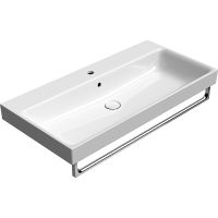 Товар: Раковина GSI Nubes 100 9623111 Белая - фото 5 Раковина GSI Nubes 100 9623111 Белая — фото 5, Раковины