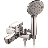 Смеситель для ванны Ростовская Мануфактура Сантехники Boou B8215-3EH Хром — фото 1, Для душа и ванны