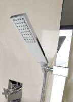 Ручной душ Bossini Flat One B00270.030 Хром — фото 2, Лейки для душа