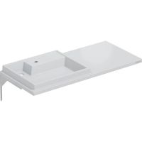 Раковина СанТа Юпитер 110 L 900131 на стиральную машину Белая — фото 1, Раковины подвесные