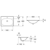 Товар: Керамическая раковина CEZARES MOLVENO CZR-1923-600 - фото 2 Керамическая раковина CEZARES MOLVENO CZR-1923-600 — фото 2, Раковины