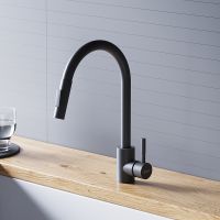 Смеситель для кухни Dorff Logic D3007522 Черный — фото 3, Смесители для кухни