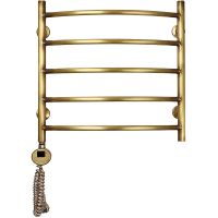 Электрический полотенцесушитель Domoterm Калипсо П5 500x500 АБР EL Античная бронза — фото 1, Электрические полотенцесушители