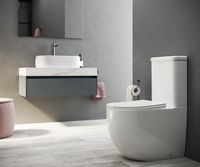 Унитаз компакт Ceramicanova Mia Rimless CN1801-B без бачка и с сиденьем Микролифт — фото 12, Напольные унитазы