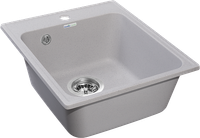 Товар: GRANFEST Мойка QUARZ 17 1-чаша 420*480мм серый арт.GF-Z- - фото 2 GRANFEST Мойка QUARZ 17 1-чаша 420*480мм серый арт.GF-Z- — фото 2, Кухонные мойки