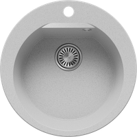 Кухонная мойка Polygran ATOL-520 (№314 Светло-серый) — фото 1, Кухонные мойки