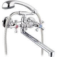 Смеситель для ванны G-Lauf QFR7-C827 универсальный Хром — фото 1, Смеситель для ванны