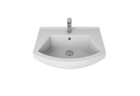 АЛЬФА, 55 см, мебельный умывальник, керамический — фото 2, Мини-раковины