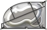 Товар: Акриловая ванна Radomir Vannesa Ирма 169х110 R 2-01-0-2-1-217 Белая без гидромассажа - фото 2 Акриловая ванна Radomir Vannesa Ирма 169х110 R 2-01-0-2-1-217 Белая без гидромассажа — фото 2, Ванны