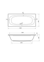 Товар: Акриловая ванна CEZARES PIAVE-160-70-42-W37 - фото 3 Акриловая ванна CEZARES PIAVE-160-70-42-W37 — фото 3, Ванны