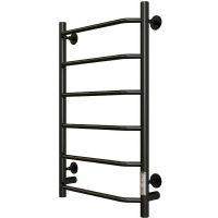 Электрический полотенцесушитель Aringa Киото 80x50 AR03005BL Черный — фото 1, Электрические полотенцесушители