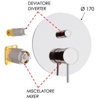 Товар: Смеситель для душа Remer X-Style X09KBXV Сталь - фото 2 Смеситель для душа Remer X-Style X09KBXV Сталь — фото 2, Смеситель для душа
