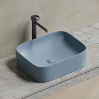 Раковина-чаша Ceramicanova Element 51 CN6052MHL Серо-голубая матовая — фото 5, Раковины