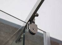 Душевой уголок Alex Baitler 90x90 AB244-90 профиль Хром стекло тонированное — фото 4, Квадратные душевые уголки