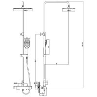 Товар: Душевая система Lemark Yeti LM7860C с термостатом Хром - фото 2 Душевая система Lemark Yeti LM7860C с термостатом Хром — фото 2, Душевые системы