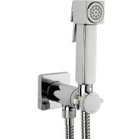 Гигиенический душ со смесителем Bossini Cube Brass E38001B.083 Черный хром — фото 1, Гигиенические души