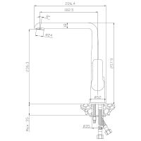 Товар: Смеситель для кухни Rossinka W35-23 Белый Хром - фото 2 Смеситель для кухни Rossinka W35-23 Белый Хром — фото 2, Смесители для кухни