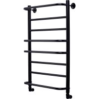 Водяной полотенцесушитель Comfysan Puro W-8 80x50 013028 Черный матовый — фото 1, Водяные полотенцесушители