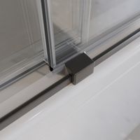 Душевая шторка на ванну CEZARES TANDEM-SOFT-VF-2-180/145-C-GM-IV — фото 6, Шторки на ванну