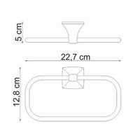 Wern K-2560 Держатель полотенец — фото 4, Прочие аксессуары и комплектующие