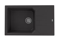 Мойка для кухни ALVEUS GRANITAL RECORD 40 G91 CARBON в комплекте с сифоном 1130548 — фото 2, Кухонные мойки