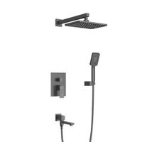 Душевой комплект встраиваемый с изливом CEZARES SLIDER-VDSET-NOP — фото 2, Встраиваемые душевые комплекты