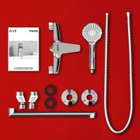 Смеситель для ванны Dorff Prime new D4019500 универсальный Хром — фото 2, Смеситель для ванны