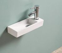 Раковина CeramaLux 38 9048FL Белая — фото 6, Раковины