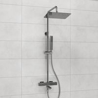 A199.069.103.087.CH Thermo Душевой комплект с термостатическим смесителем — фото 1, Душевые стойки
