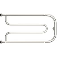 Водяной полотенцесушитель Сунержа Гусли 320х650 00-0010-3265 с двумя полками Хром — фото 1, Водяные полотенцесушители