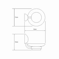 Аксесс Weser K- Мыльница стекло (блистер), хром, WasserKRAFT арт-8629 — фото 2, Мыльницы