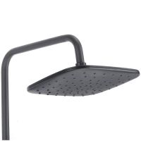 Душевая система D-Lin D10A06 Черная матовая — фото 2, Душевые стойки