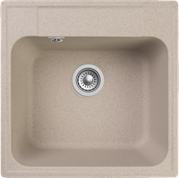 GRANFEST Мойка QUARZ 48 1-чаша 480*480мм песочный арт.GF-Z- — фото 1, Кухонные мойки