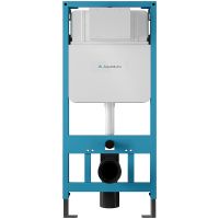 Комплект унитаза с инсталляцией Aqueduto Ovo AQDS027 с сиденьем Микролифт и клавишей смыва Хром — фото 10, Комплекты унитаз + инсталляция