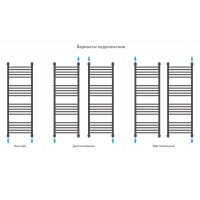 Водяной полотенцесушитель Сунержа Богема+ 1200х400 Хром — фото 2, Водяные полотенцесушители