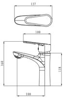 Смеситель "Mumbai" д/рак, арт. арт-MI26 — фото 2, Смесители для раковины