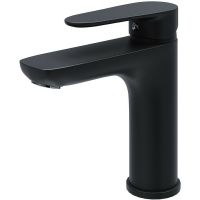 Смеситель для раковины Aringa Рейн AR02009BL Черный — фото 1, Смесители для раковины