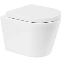 Товар: Унитаз BelBagno Flay-R BB053CHR/BB865SC подвесной с сиденьем Микролифт - фото 1 Унитаз BelBagno Flay-R BB053CHR/BB865SC подвесной с сиденьем Микролифт — фото 1, Подвесные унитазы