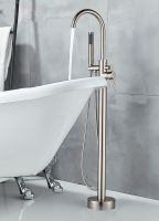 Смеситель для ванны Boch Mann Braies BM8922 Никель матовый — фото 3, Смесители напольные