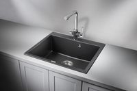 Товар: Granula-6001, ТУРМАЛИН, кухонная мойка, кварц - фото 2 Granula-6001, ТУРМАЛИН, кухонная мойка, кварц — фото 2, Кухонные мойки