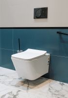 Унитаз Creto Logan L2 1002-001-L2W подвесной Белый с сиденьем Микролифт — фото 15, Подвесные унитазы