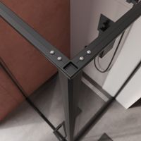 Товар: Душевой уголок Cezares LINER-A-1-90-C-NERO-R - фото 3 Душевой уголок Cezares LINER-A-1-90-C-NERO-R — фото 3, Душевые уголки