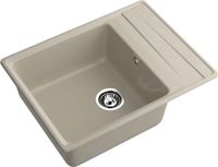 GRANFEST Мойка LEVEL 660L 1-чаша+крыло 660*500мм топаз арт.GF- — фото 1, Кухонные мойки