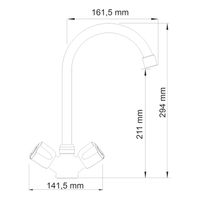 Amper Смеситель для кухни арт-2907 — фото 11, Смесители для кухни